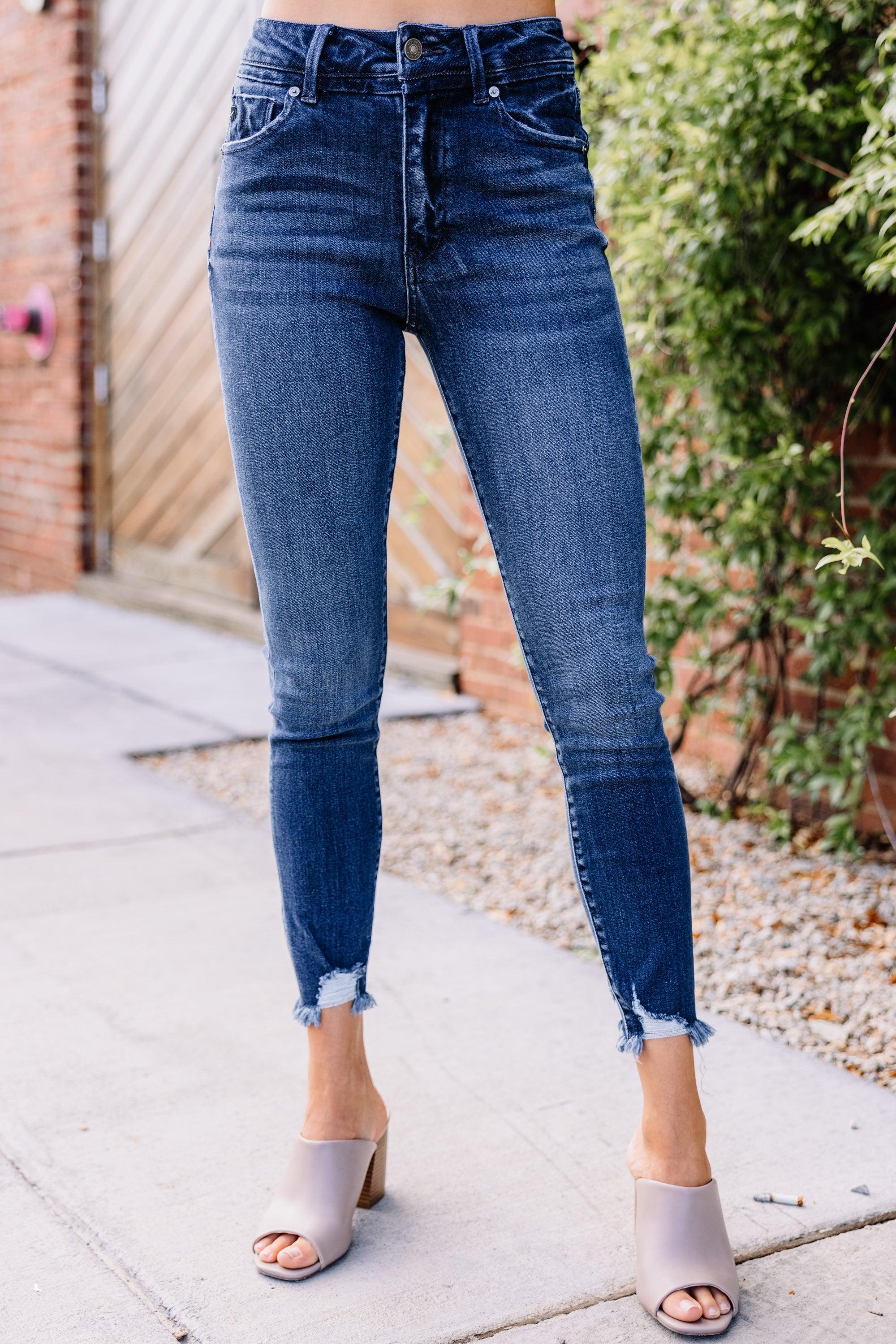 KanCan: Just Ask Dark Wash High Rise Skinny Jeans Female Product Image