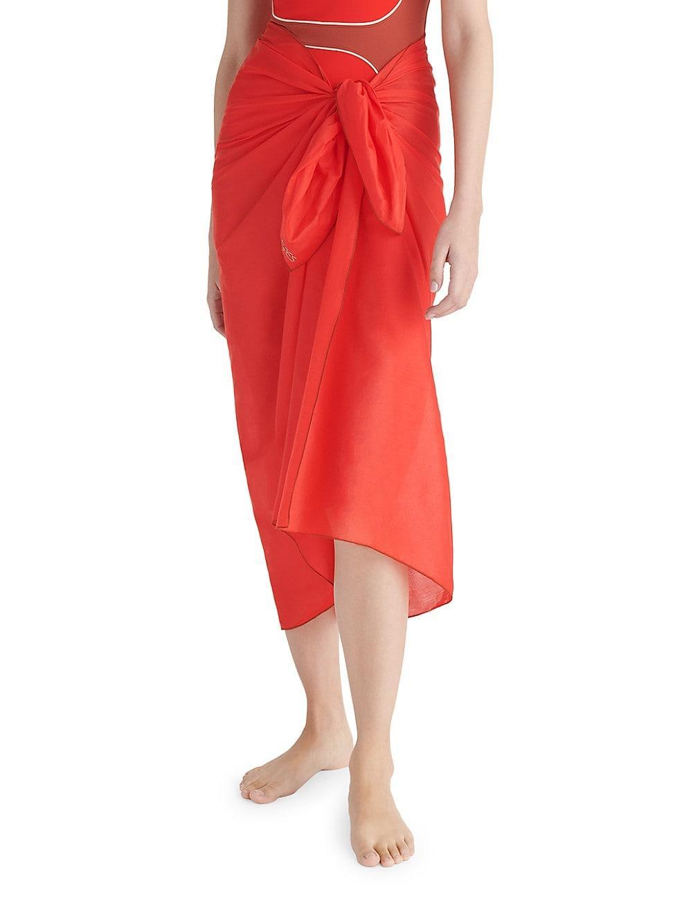 Womens Cabine Cotton Sarong Product Image