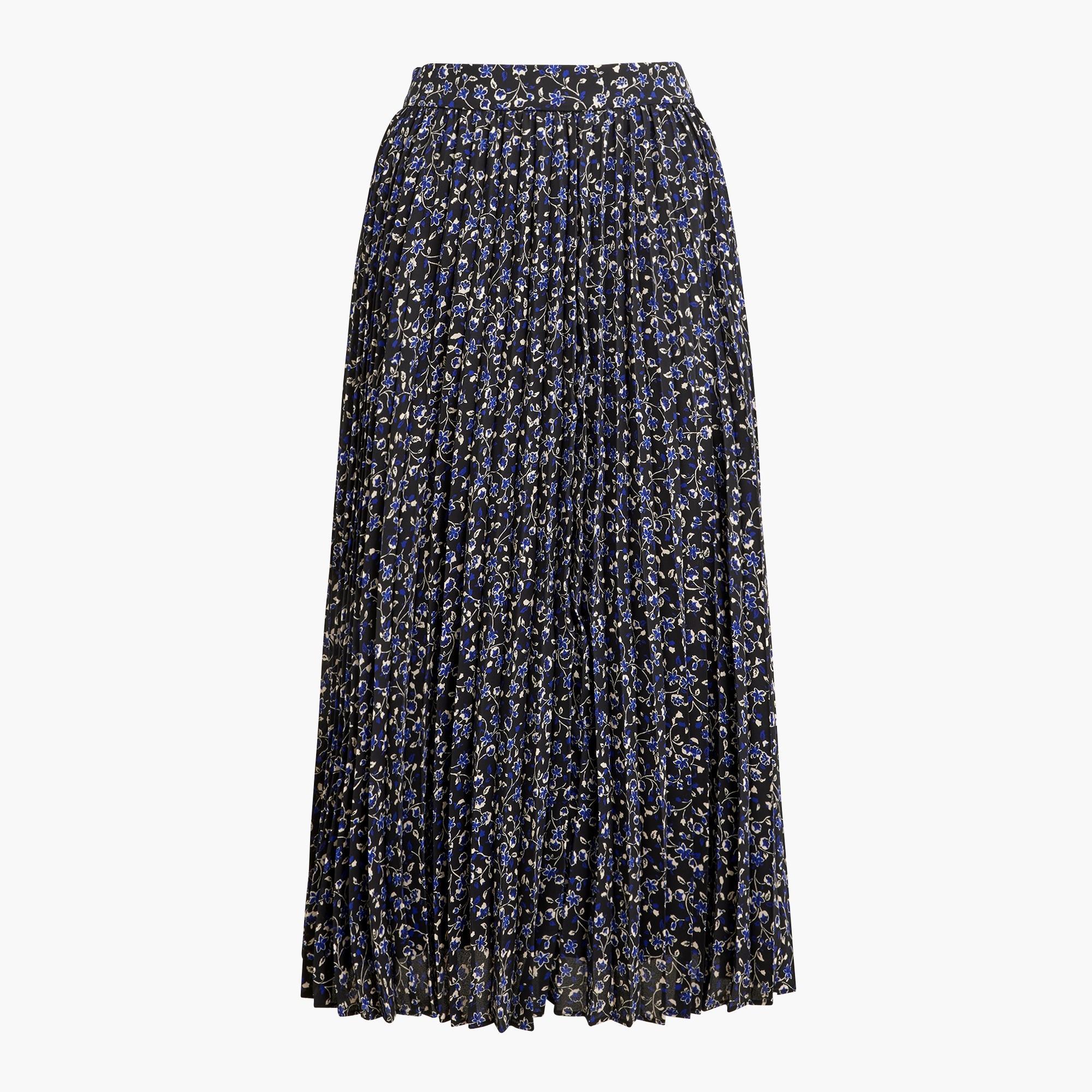 Pleated midi skirt Product Image