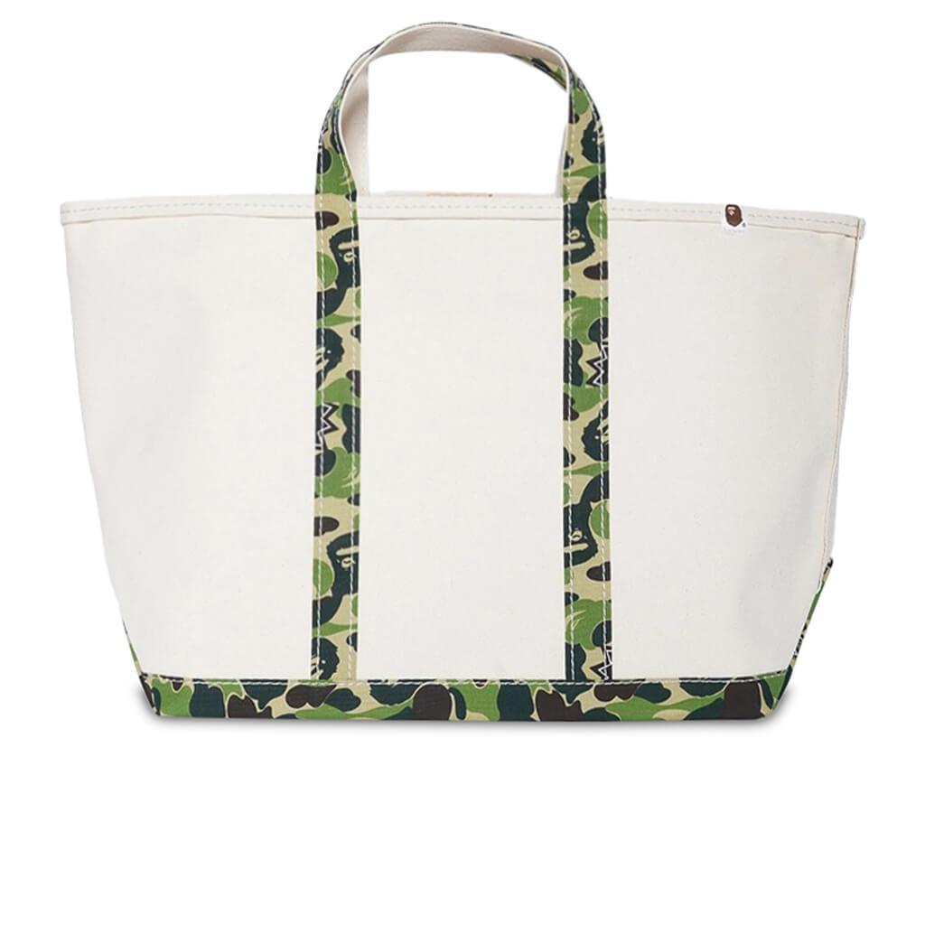 Saint Michael x A Bathing Ape Large Tote Bag - White/Camo Male Product Image