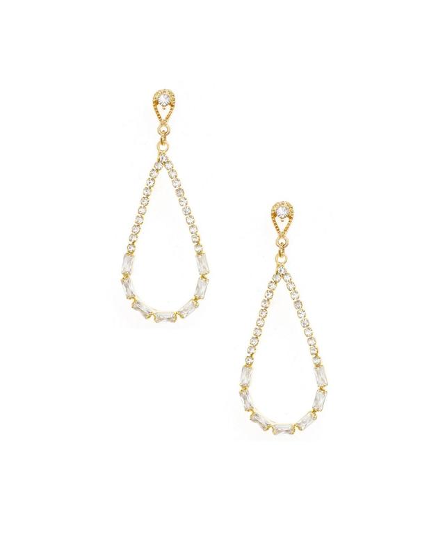 Ettika Crystal Teardrop Earrings Product Image