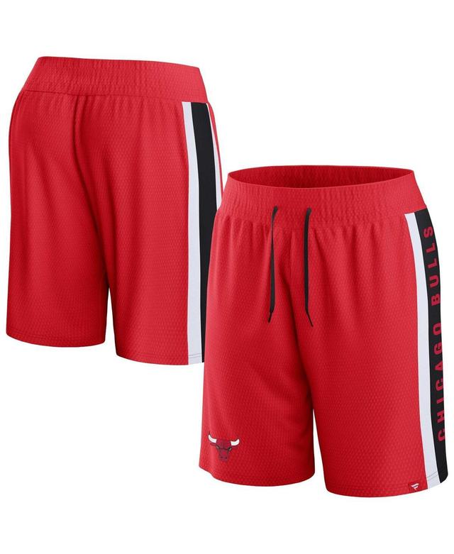 Mens Fanatics Branded Chicago Bulls Referee Iconic Mesh Shorts Product Image