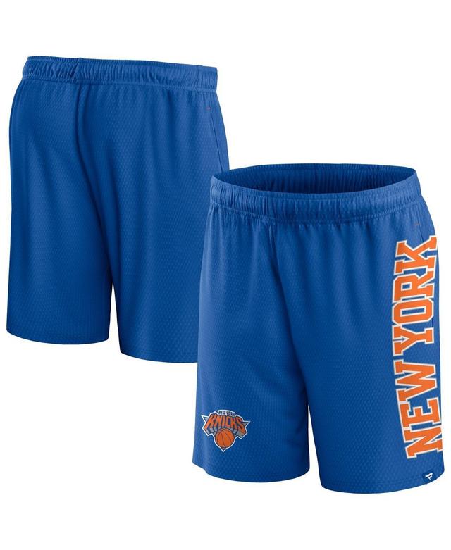 Mens Fanatics Branded New York Knicks Post Up Mesh Shorts Product Image