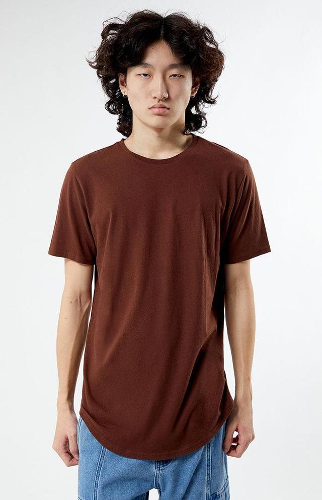 Mens Basic Scallop T-Shirt Product Image