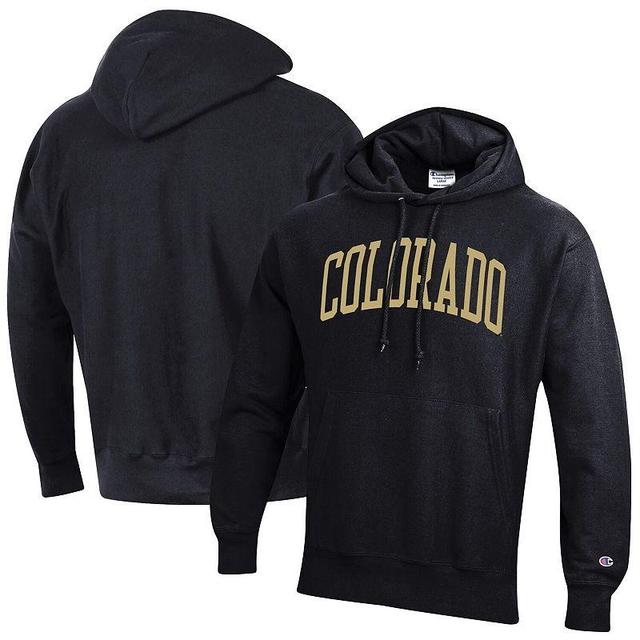 Mens Champion Colorado Buffaloes Team Arch Reverse Weave Pullover Hoodie Product Image