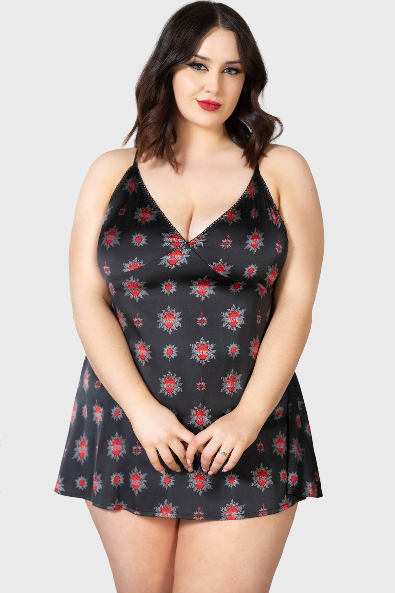 Ruby Tears Slip Dress [PLUS] Female Product Image