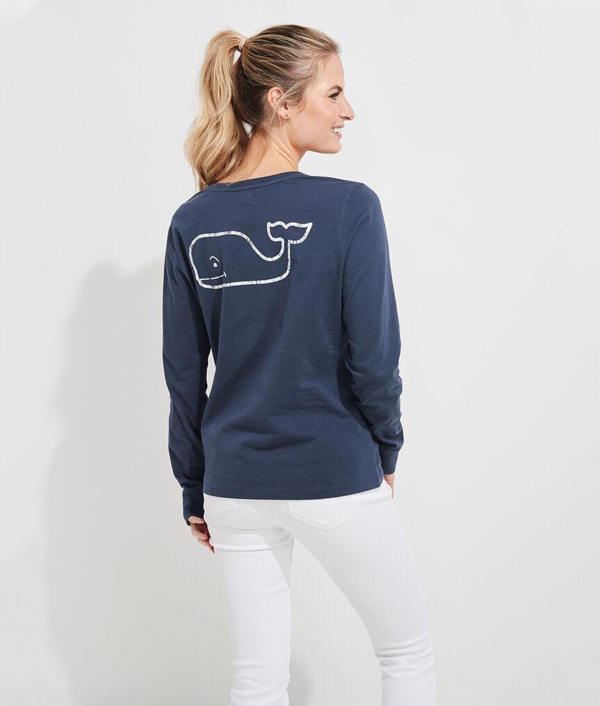 Print Whale Long-Sleeve Tee Product Image