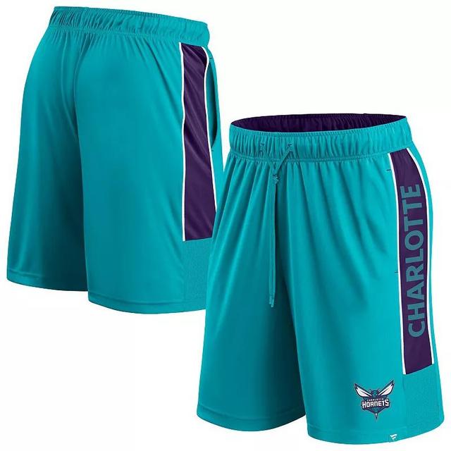 Mens Fanatics Branded Teal Charlotte Hornets Game Winner Defender Shorts Product Image