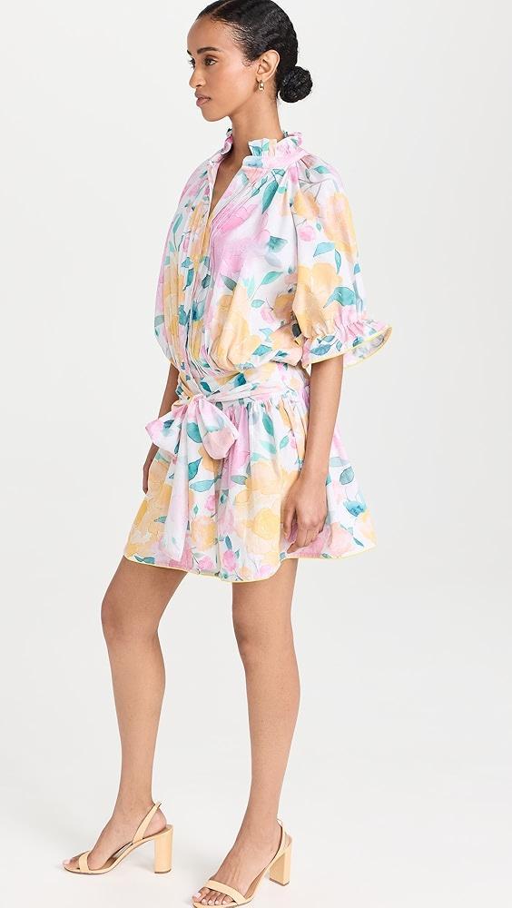 Juliet Dunn Linen Look Blouson Dress | Shopbop Product Image