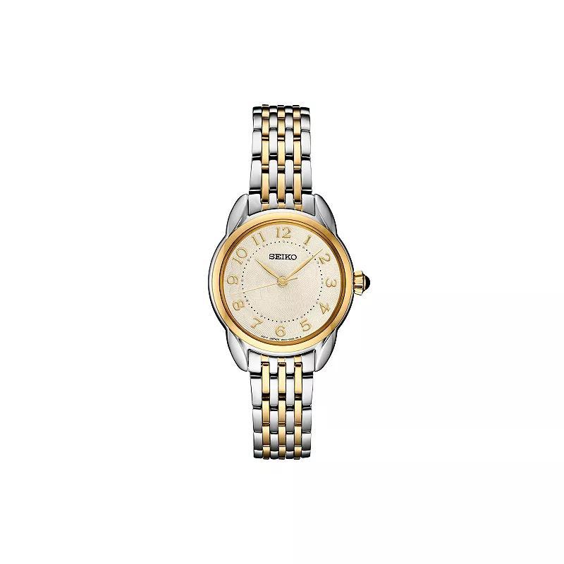 Seiko Womens Essentials Ivory Dial Two Tone Stainless Steel Watch Silver Product Image