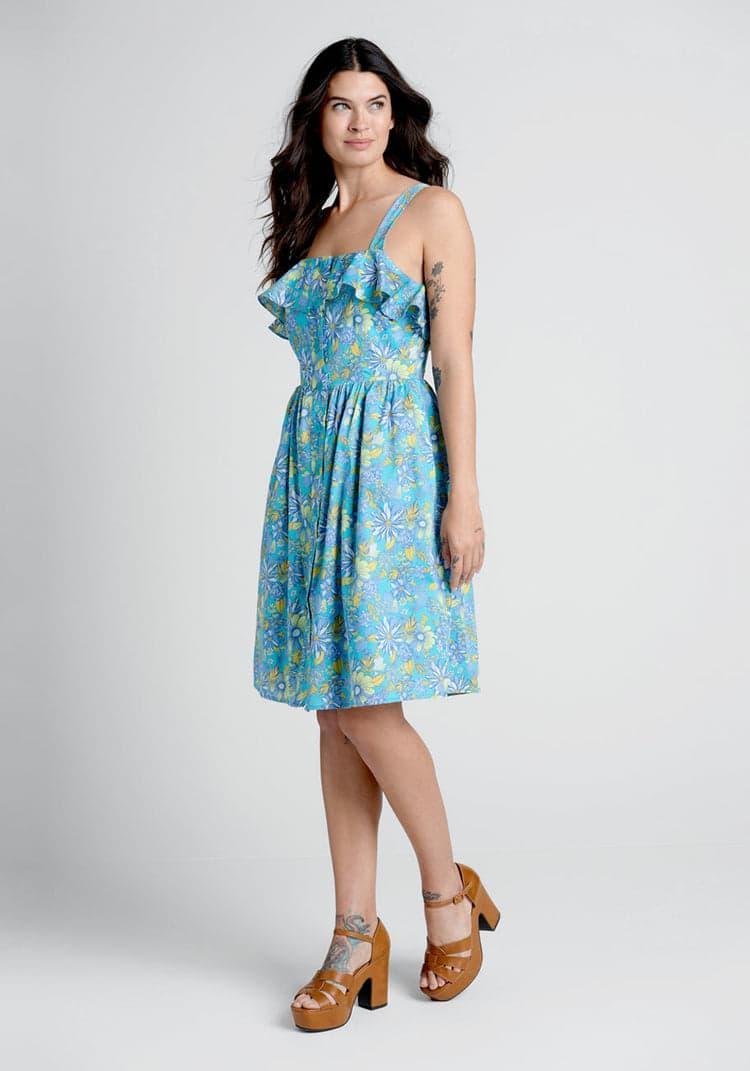 Beckoning The Berkshires Fit and Flare Dress Product Image