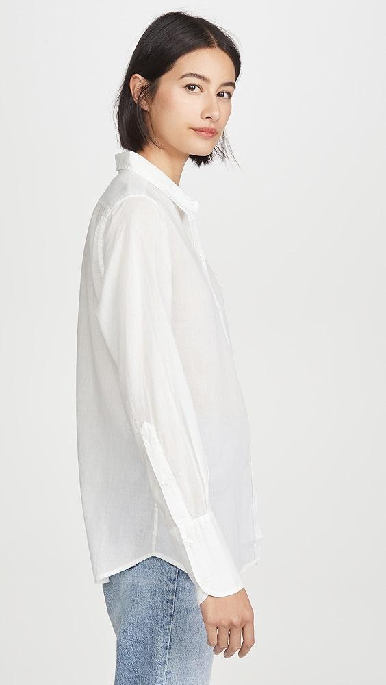 Nili Lotan Cotton Voile Shirt | Shopbop Product Image