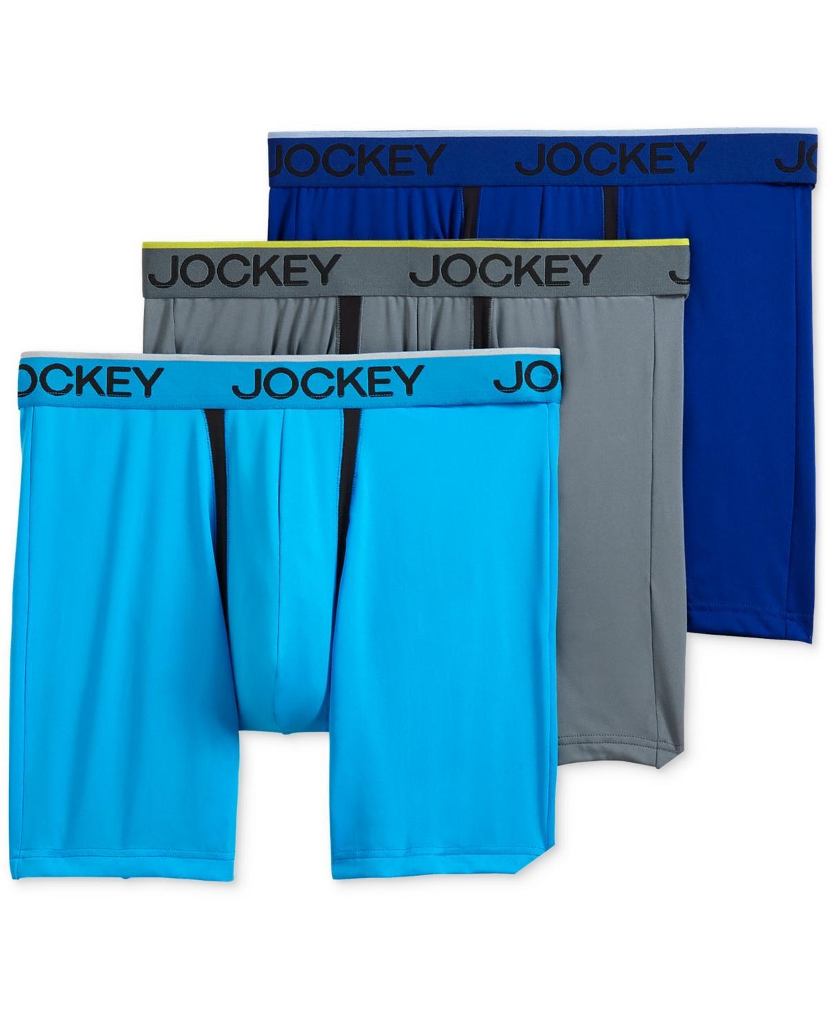 Mens Jockey 3-Pack Chafe Proof Pouch Cotton Stretch Boxer 5 Boxer Brief, Mens Product Image