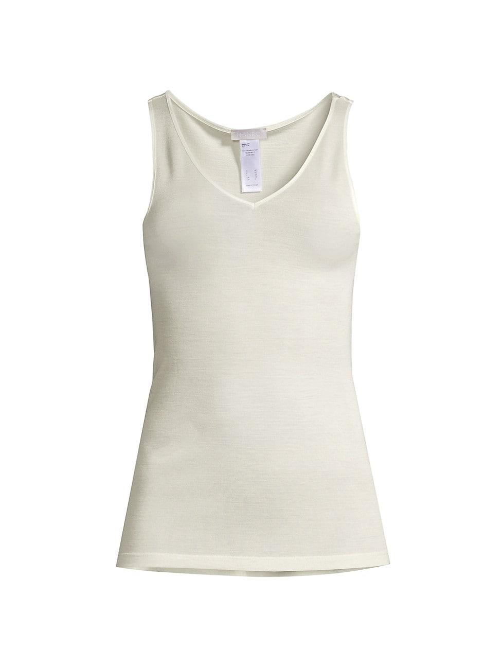 Womens Woolen Silk Tank Top Product Image