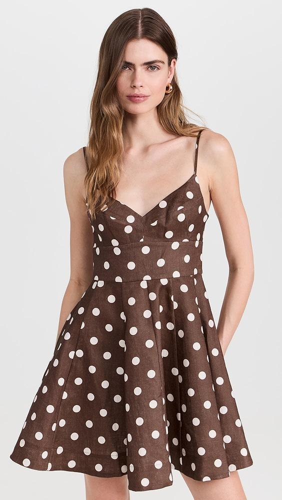 Zimmermann Acacia Fit and Flare Mini Dress | Shopbop Product Image