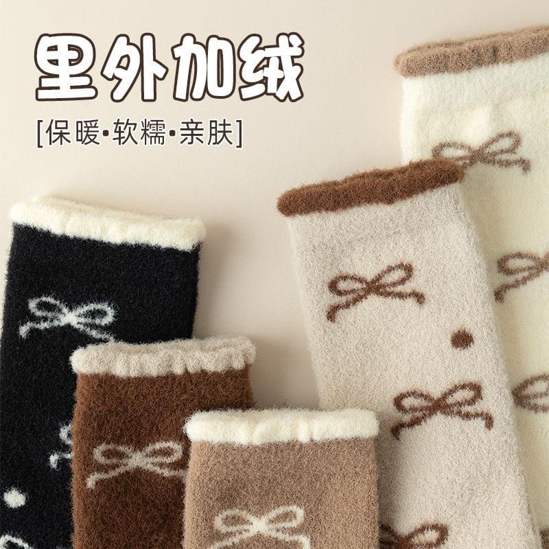 Bow Crew  Socks Product Image