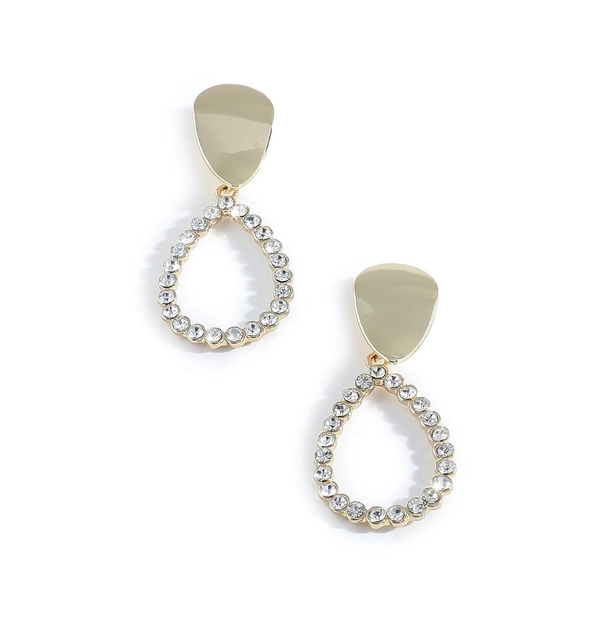 Sohi Womens Teardrop Drop Earrings Product Image