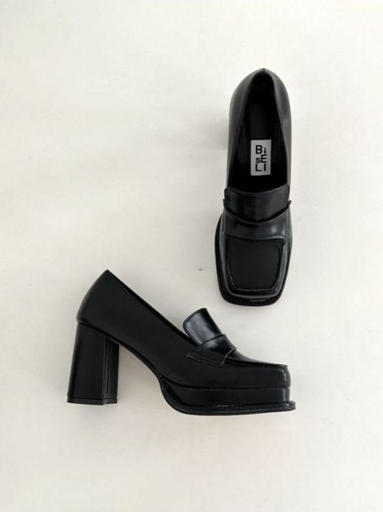 Platform-Heel Mary Janes Product Image