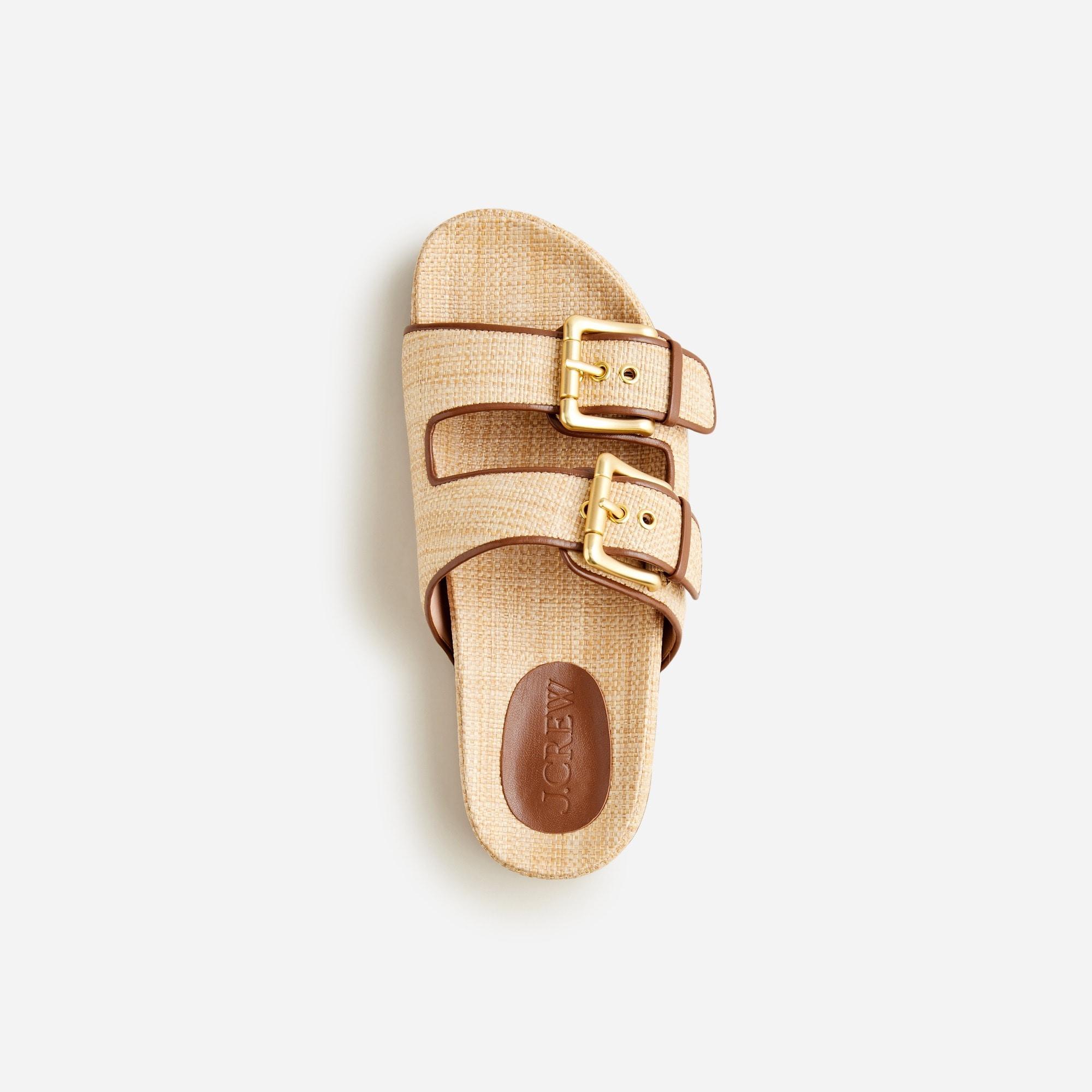 Marlow sandals in raffia Product Image