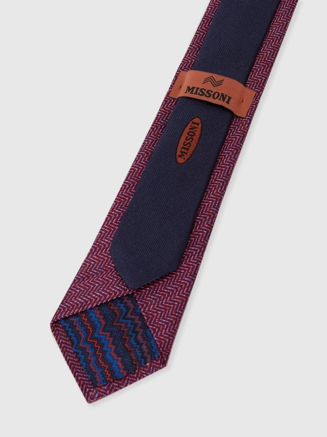 Silk chevron tie Multicoloured | Missoni Product Image