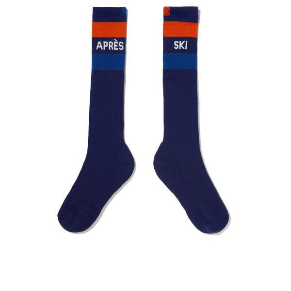 The Women's Après Ski Knee High Sock - Navy Product Image