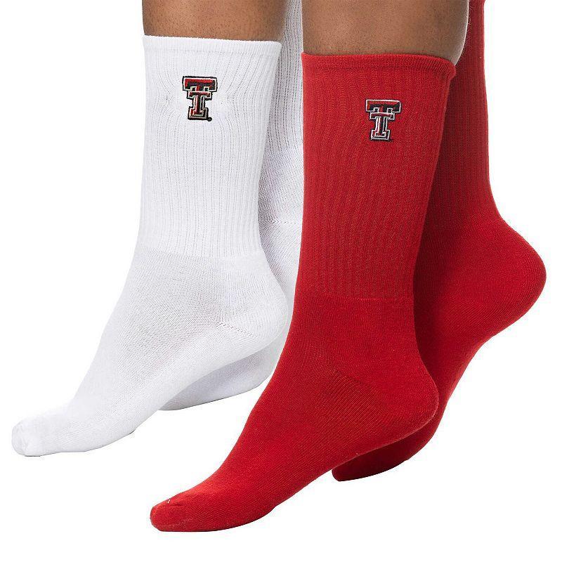 Womens ZooZatz Red Texas Tech Red Raiders 2-Pack Quarter-Length Socks - Red Product Image