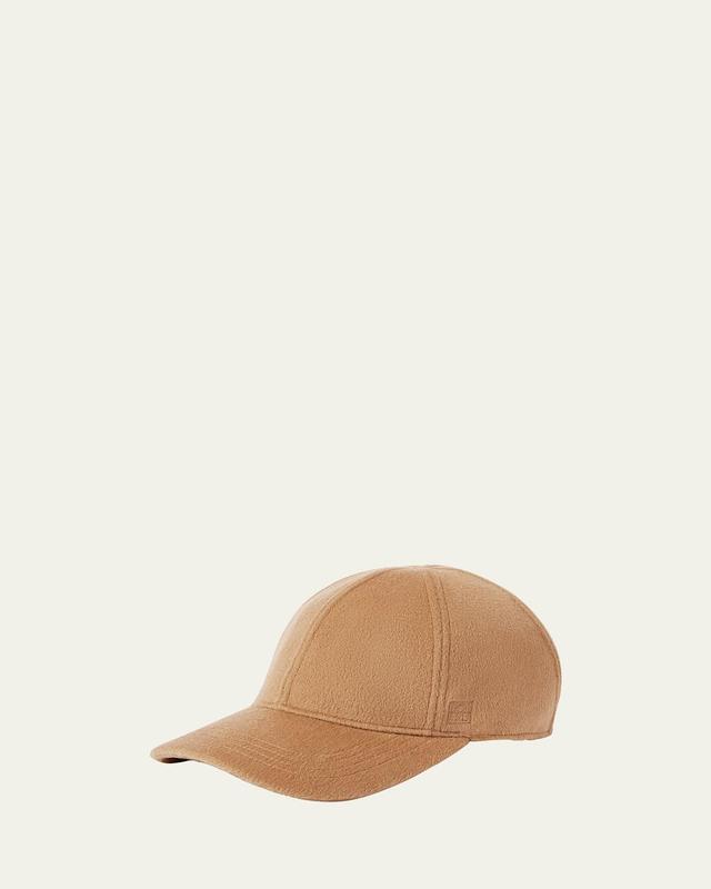 Double Cashmere Ball Cap Product Image