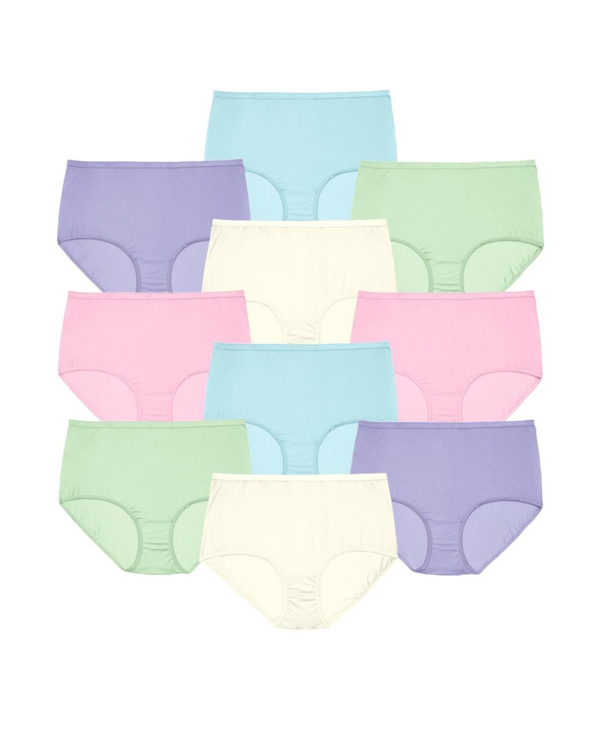 Comfort Choice Womens Cotton Brief 10-Pack Product Image