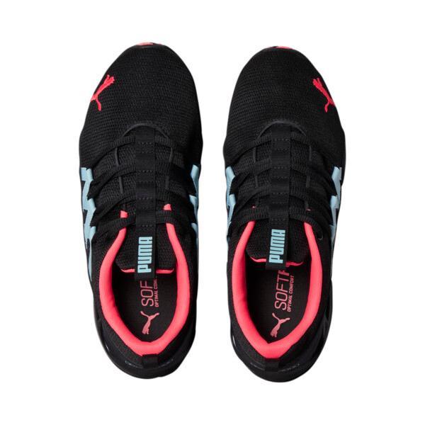 PUMA Riaze Prowl Women's Training Shoes in Black/Ignite Pink/Aquamarine, Size 5.5 Product Image