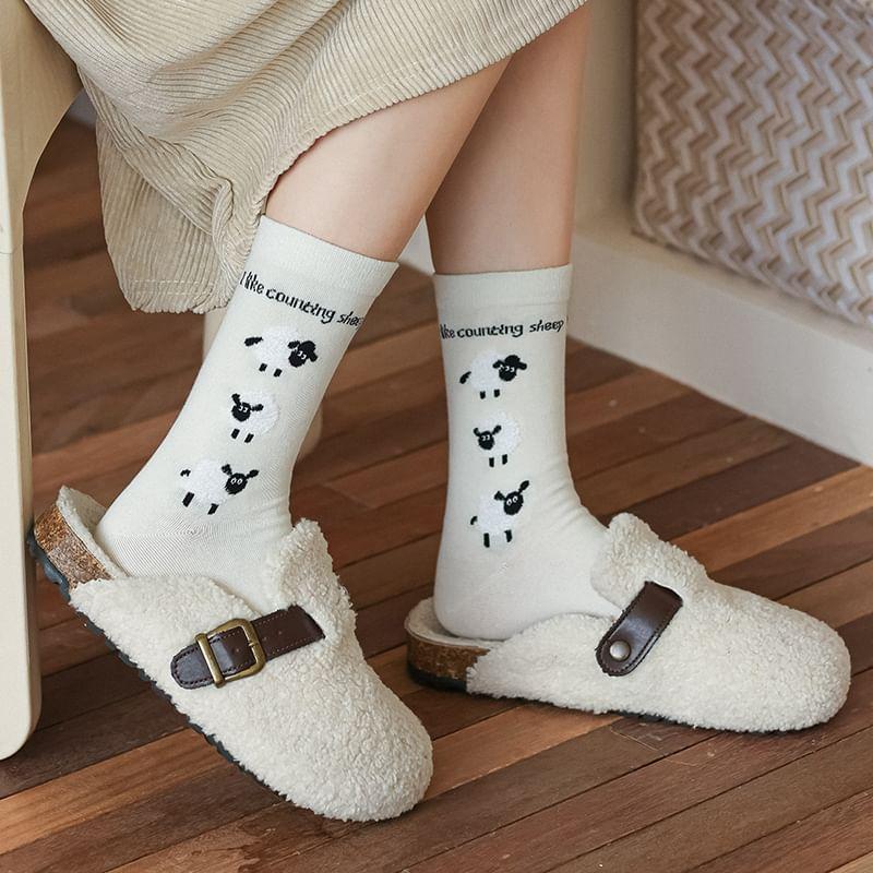 Sheep Pattern Socks / Set Product Image