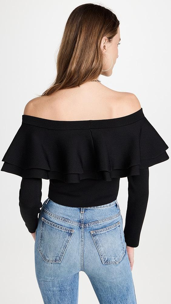 endless rose Off Shoulder Knit Top | Shopbop Product Image