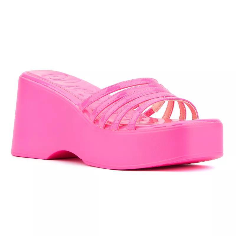 Olivia Miller Womens Dreamer Wedge Sandals Product Image