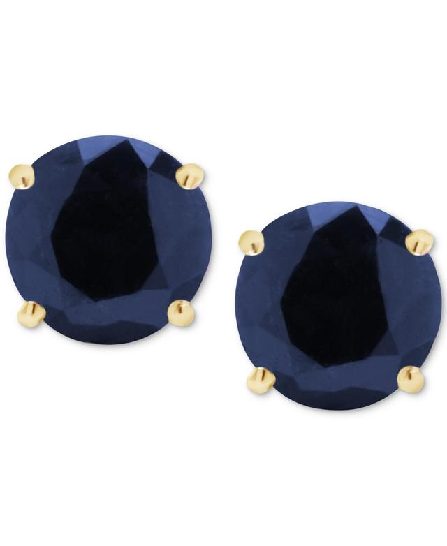 Sapphire Solitaire Stud Earrings (1-1/5 ct. t.w.) in 14k Gold (Also in Emerald & Ruby) Product Image