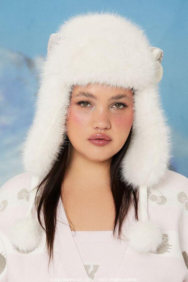 Hello Kitty Faux Fur Trapper Hat | Forever 21 Product Image