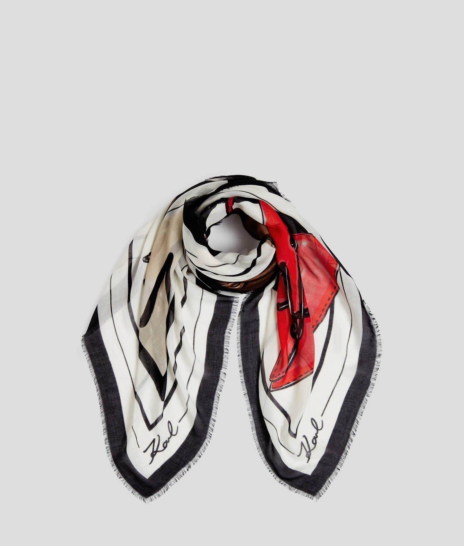 K/SIGNATURE BAGS SCARF Product Image