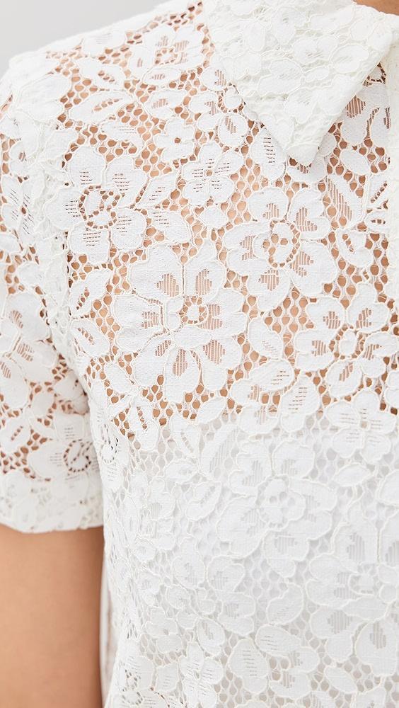 Proenza Schouler Kennedy Top in Stretch Lace | Shopbop Product Image