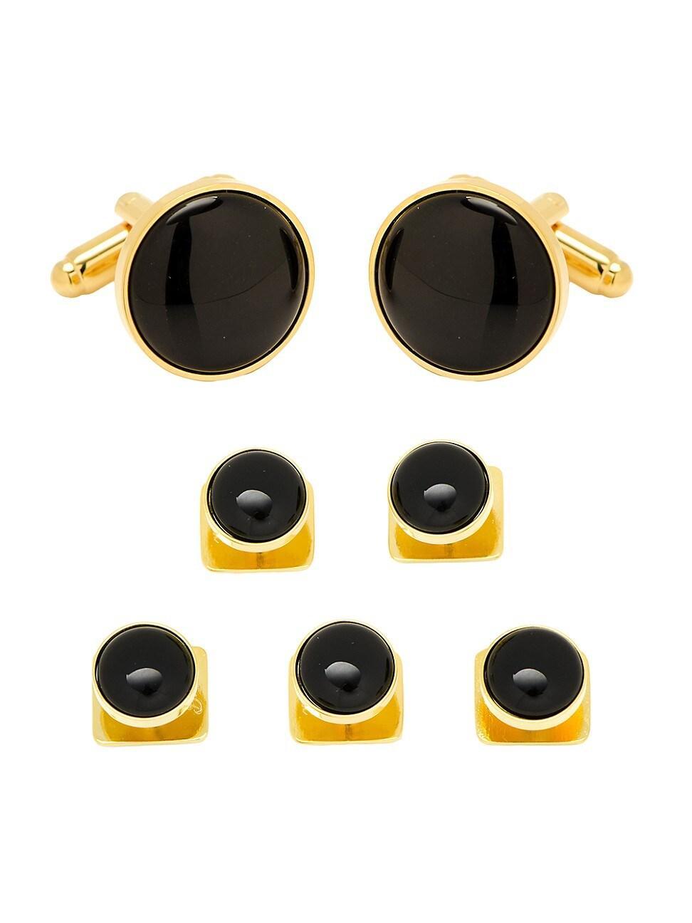 Cufflinks, Inc. Onyx Cuff Link & Stud Set Product Image