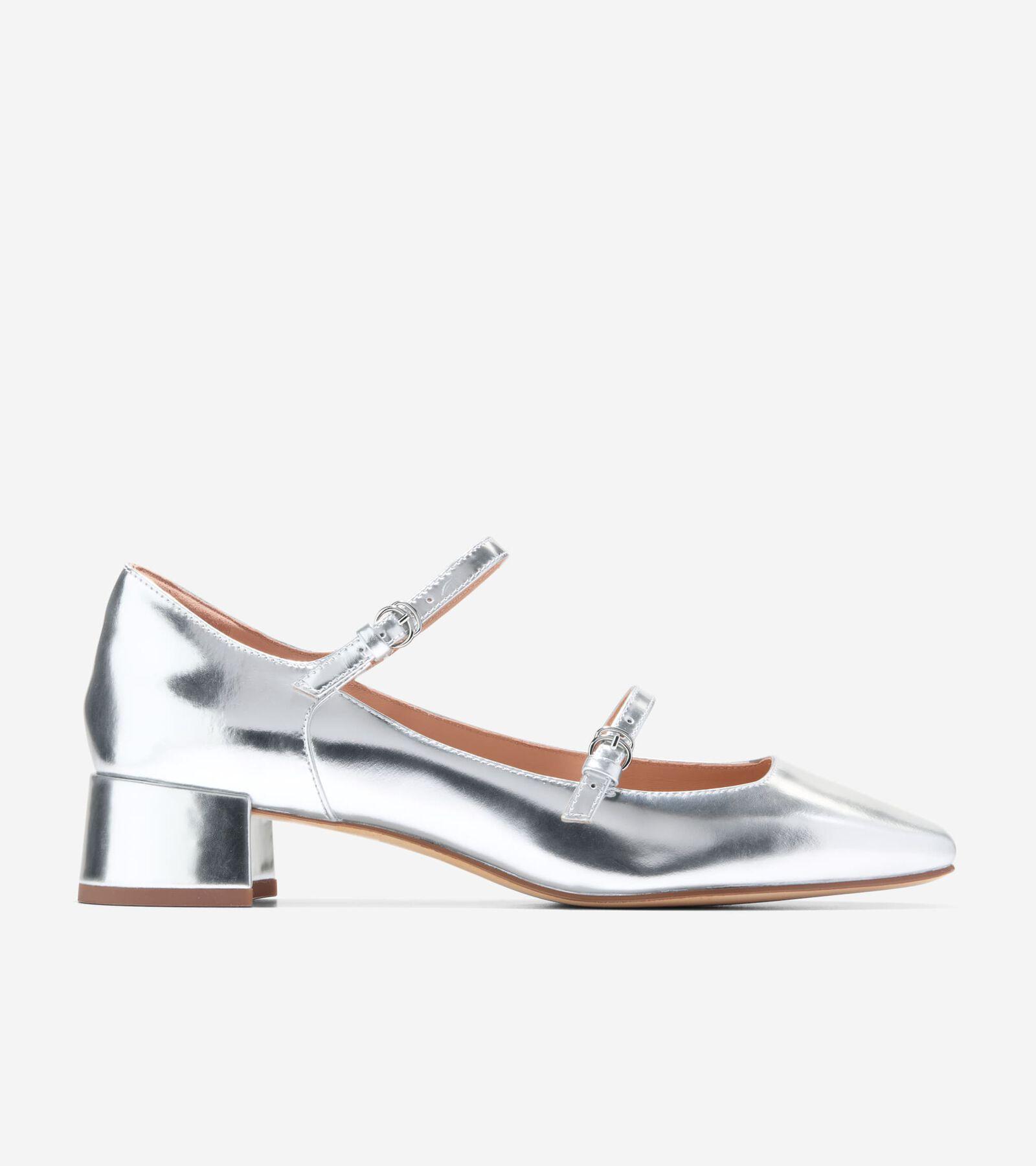 Cole Haan Womens Paxton Maryjane Pump - Silver Size 5.5 Product Image