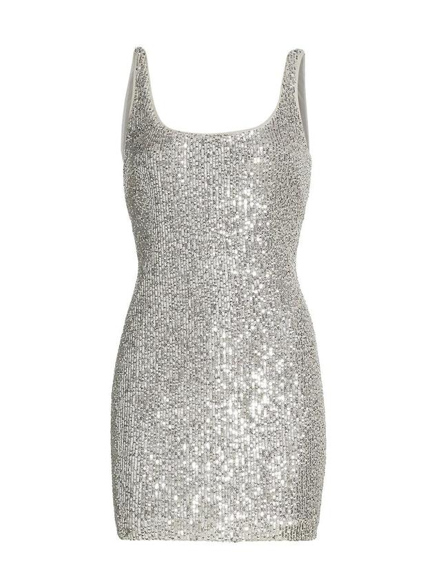 Womens Mariah Sequined Minidress Product Image