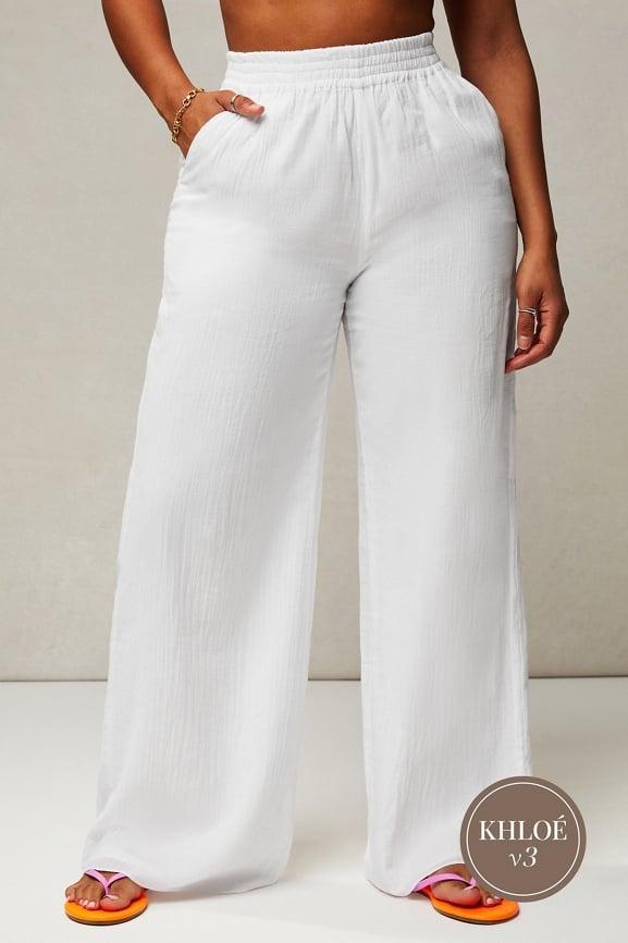 Cotton Voile Wide Leg Pant Product Image