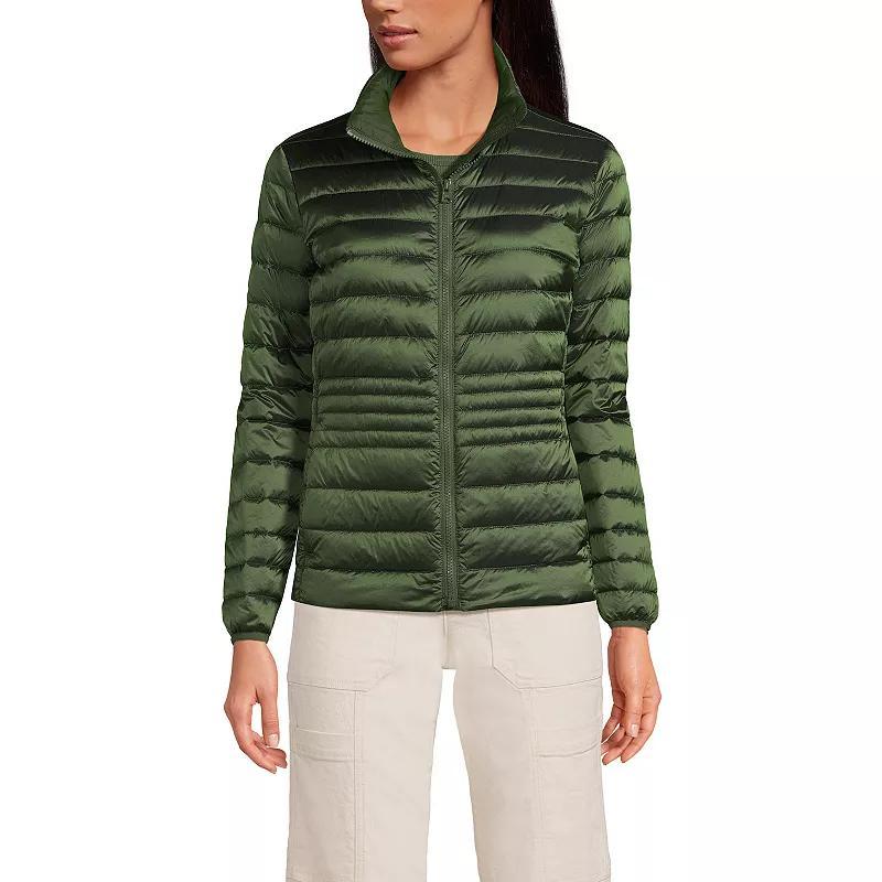 Petite Lands End Wanderweight Down Puffer Jacket, Womens Product Image