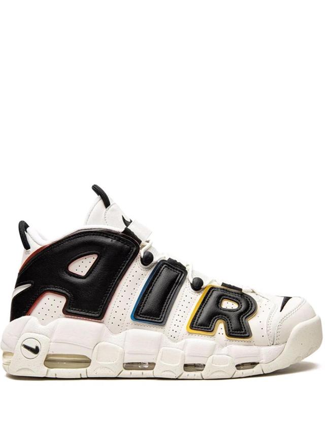 NIKE Off-white More Uptempo 96 Sneakers In Sail/sail/team Orange/black Product Image