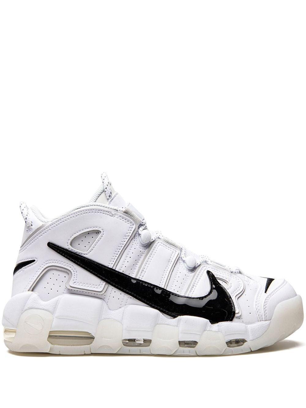 Air More Uptempo "copy Paste" Sneakers In White Product Image