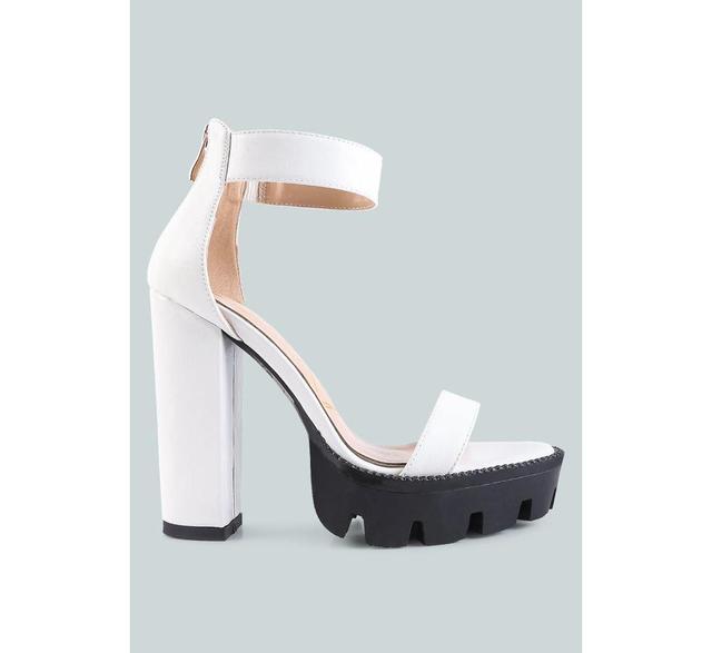 Rattle Chunky High Block Heel Sandals Product Image