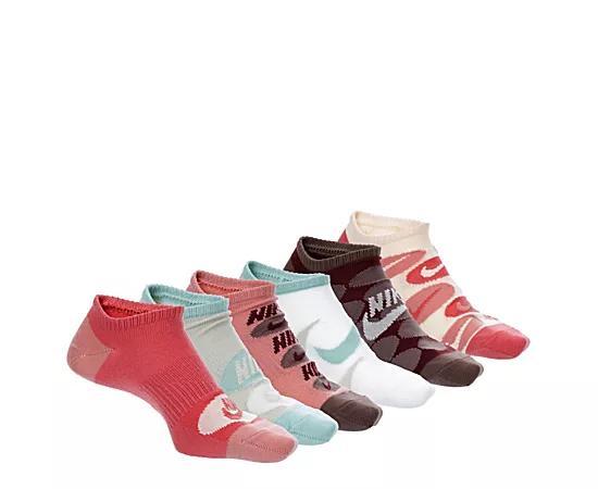 Nike Womens Everyday Lightweight No Show Socks 6 Pairs Product Image