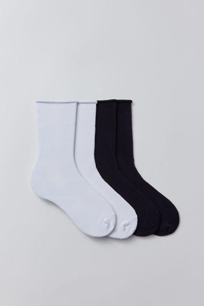 Soft Roll Crew Sock 2-Pack Womens at Urban Outfitters Product Image