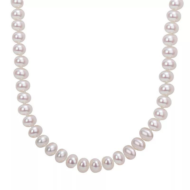 Stella Grace Freshwater Cultured Pearl Strand Necklace, Womens Sterling Silver Product Image