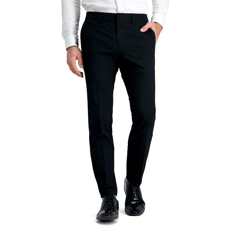 Mens J.M Haggar 4-Way Stretch Ultra-Slim Flat-Front Dress Pants Product Image