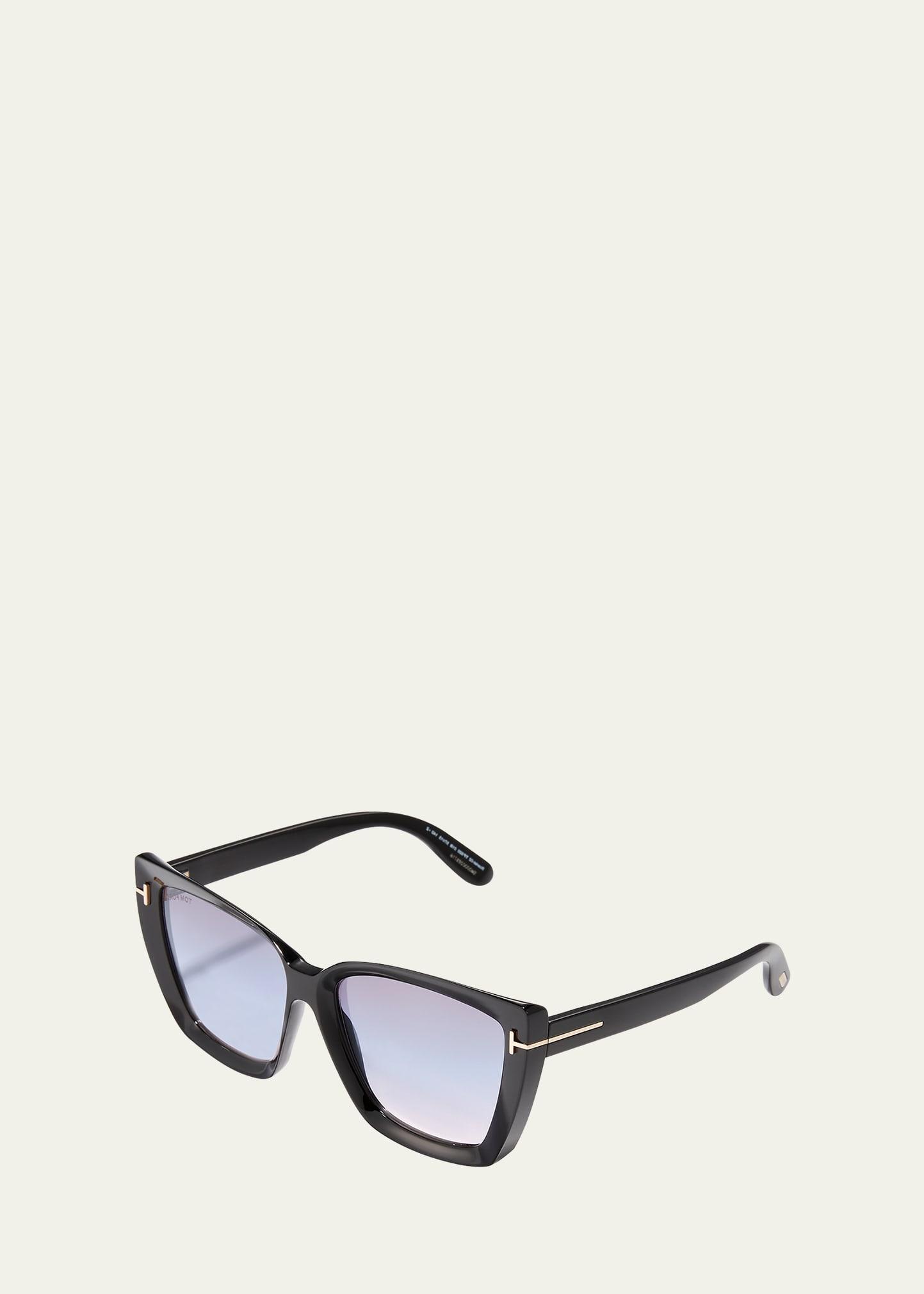 Scarlet Square Injection Plastic Sunglasses Product Image