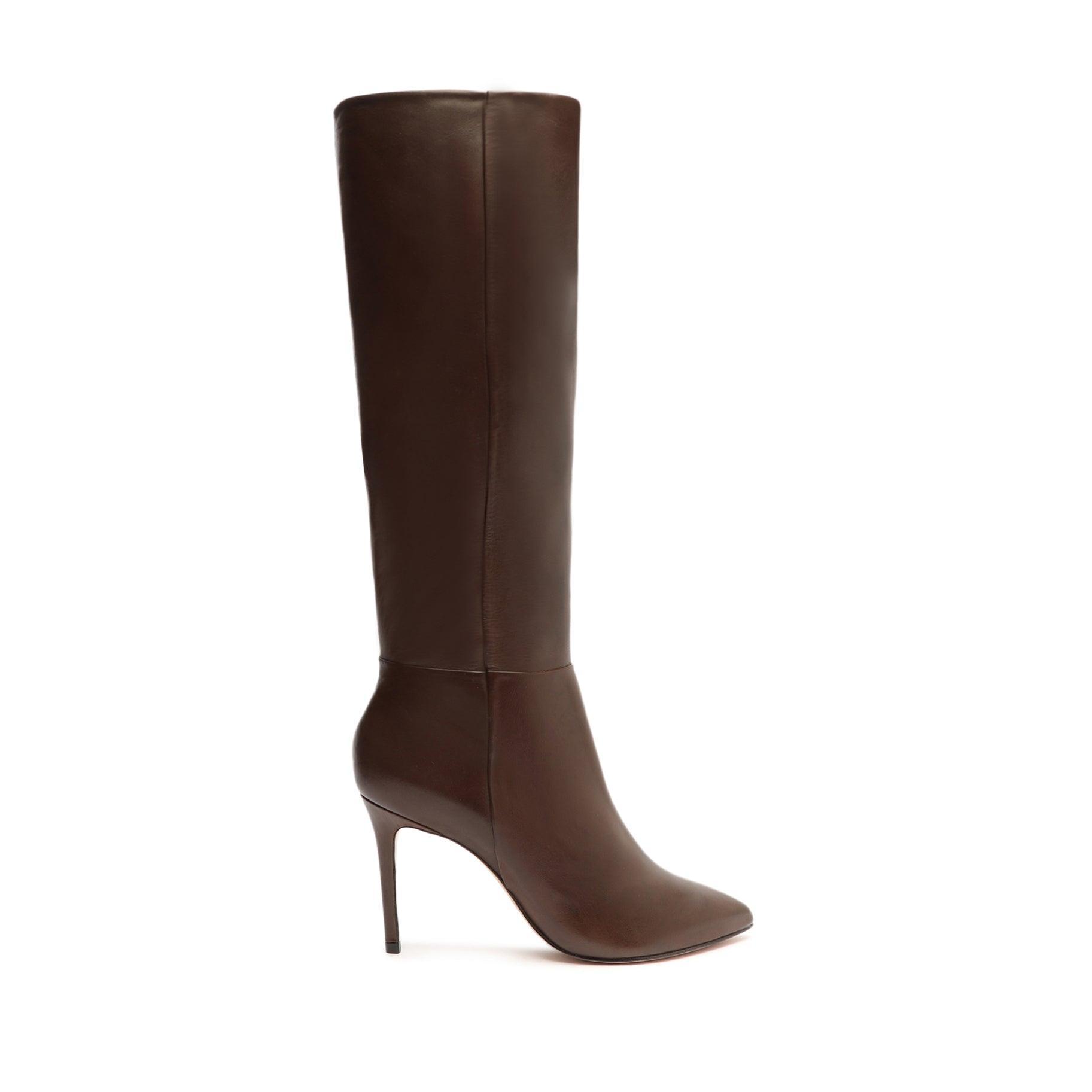 Schutz Mikki Up Boot in Chocolate. - size 6 (also in 10, 6.5, 7, 7.5, 8, 8.5, 9, 9.5) Product Image